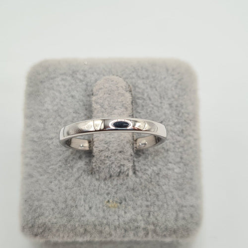 Bague 54 Bague - Alliance en or blanc 18 carats 58 Facettes #4552