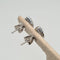 Boucles d'oreilles Boucles d’oreilles en or blanc 18k avec diamant naturel 58 Facettes #4562