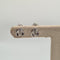 Boucles d'oreilles Boucles d’oreilles en or blanc 18k avec diamant naturel 58 Facettes #4562