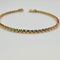 Bracelet Bracelet rivière de saphirs en or jaune 18 carats 58 Facettes #4564