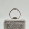 Bague 54 Bague solitaire en or blanc 18k sertie de diamants 58 Facettes #4565