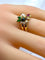 Bague 52 Bague en or jaune 18 carats, émeraudes, rubis, diamants et perles 58 Facettes AB759