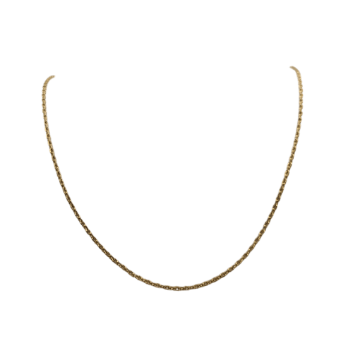 Collier Collier chaîne en or jaune 18 carats 58 Facettes #4571