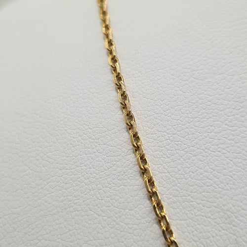 Collier Collier chaîne en or jaune 18 carats 58 Facettes #4571