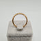 Bague 58 Bague alliance en or rose 18 carats 58 Facettes #4573