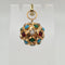 Pendentif Pendentif en turquoise et or jaune 18 carats 58 Facettes #4576