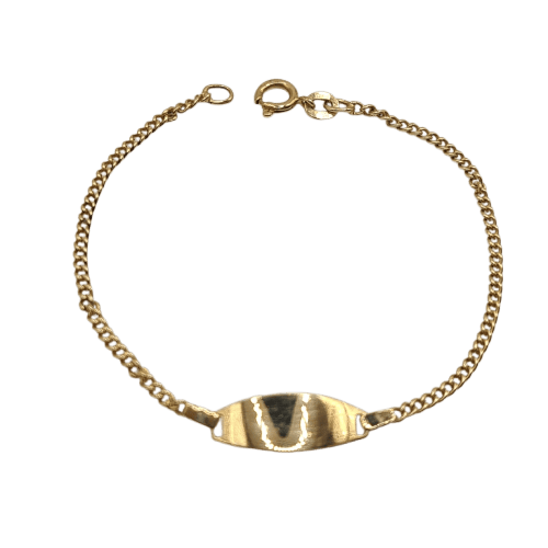 Bracelet Gourmette en or jaune 18 carats 58 Facettes #4584