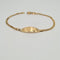 Bracelet Gourmette en or jaune 18 carats 58 Facettes #4584