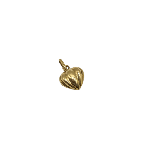 Pendentif Pendentif cœur en or jaune 18 carats 58 Facettes #4782
