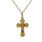Collier Collier avec croix en or jaune 22k 58 Facettes #4785