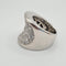 Bague 54 Bague en or blanc 18k 58 Facettes #4791