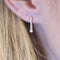 Boucles d'oreilles Boucles d’oreilles en or jaune 18k avec diamant naturel 58 Facettes #4803