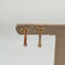Boucles d'oreilles Boucles d’oreilles en or jaune 18k avec diamant naturel 58 Facettes #4803