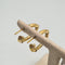 Boucles d'oreilles Créoles en or jaune 18k 58 Facettes #4806