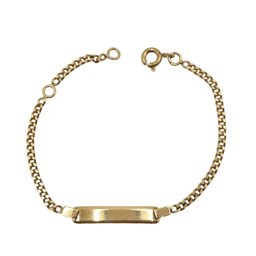 Bracelet Bracelet gourmette en or jaune 18 carats 58 Facettes #4807