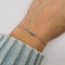 Bracelet Bracelet en or blanc 18 carats serti de diamants naturels 58 Facettes #4812