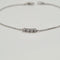 Bracelet Bracelet en or blanc 18 carats serti de diamants naturels 58 Facettes #4812