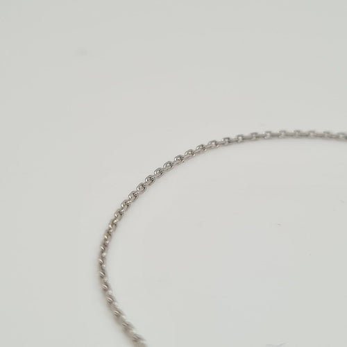 Bracelet Bracelet en or blanc 18 carats serti de diamants naturels 58 Facettes #4812