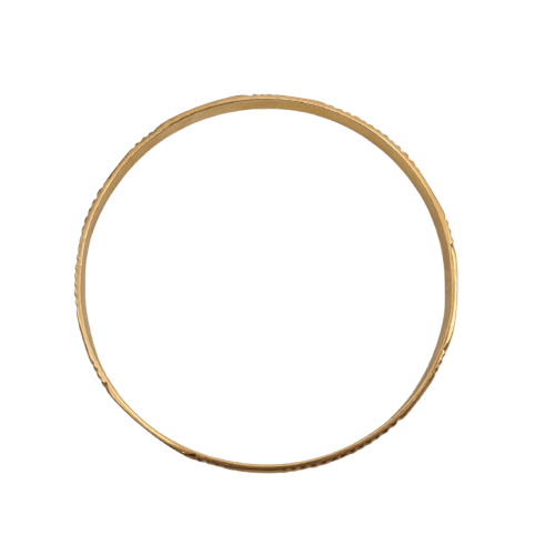 Bracelet Bracelet jonc en or rose 18k 58 Facettes #4823