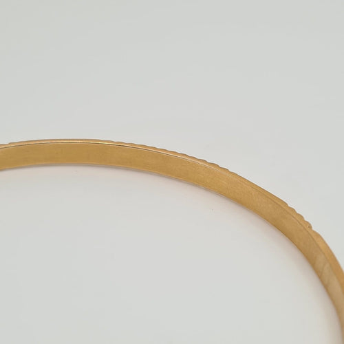 Bracelet Bracelet jonc en or rose 18k 58 Facettes #4823