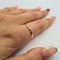 Bague 56.5 Bague alliance en or rose 18 carats 58 Facettes #4830