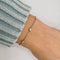 Bracelet Bracelet chaîne en or blanc 18k 58 Facettes #4842