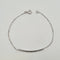 Bracelet Bracelet en or blanc 18 carats serti de diamants naturels 58 Facettes #4843