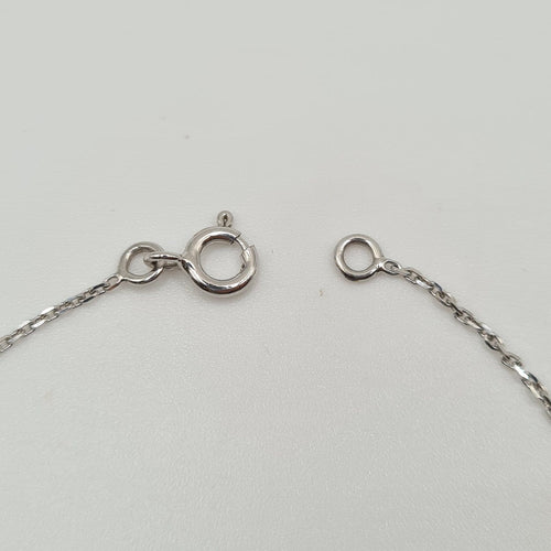 Bracelet Bracelet en or blanc 18 carats serti de diamants naturels 58 Facettes #4843