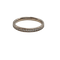 Bague alliance en or blanc 18k sertie de diamants