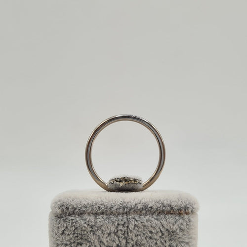 Bague 52 Bague alliance en or blanc 18 carats 58 Facettes #1914