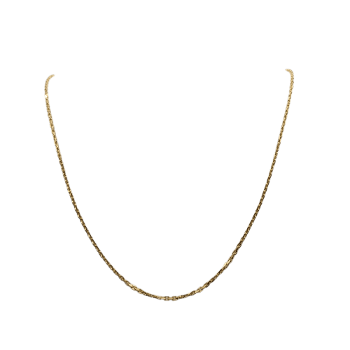 Collier Chaîne en or jaune 18 carats 58 Facettes #4856