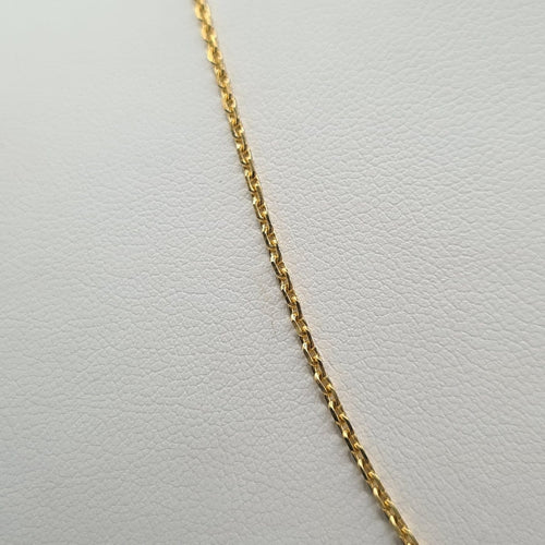 Collier Chaîne en or jaune 18 carats 58 Facettes #4856