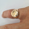 Bague 53 Chevalière en or rose 18k 58 Facettes #4858