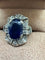 Bague 50 Bague Art déco en or blanc 18 carats, saphir australien et diamants 58 Facettes zozos