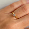 Bague 52 Solitaire - Bague en or jaune 18 carats avec diamant de 0,2 ct 58 Facettes