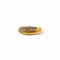 Bague 54 Bague joncs croisés en or jaune et or blanc 18 carats - Années 1990 58 Facettes