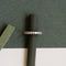 Bague 58 Bague demi-alliance en or blanc 18 carats, 15 diamants, années 1990 58 Facettes