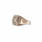 Bague 55 Bague moderniste en or blanc et diamants - Années 1950 58 Facettes