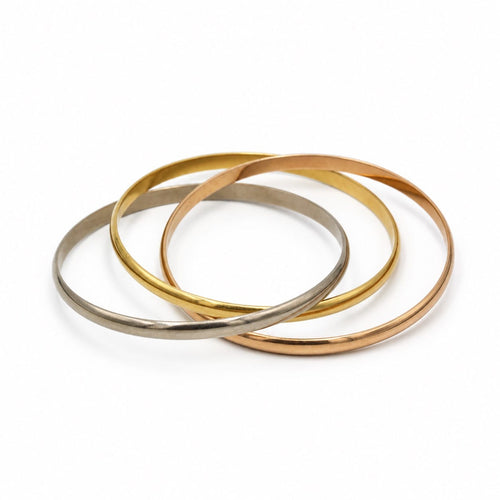 Bracelet Cartier - Bracelet Trinity MM en trois ors 750 58 Facettes 260298R