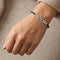 Bracelet Bracelet de style Art déco en or blanc 18k, diamants et saphirs 58 Facettes 11247