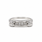 Bague 54 Bague vintage géométrique en or blanc 750 (18k) et diamants 58 Facettes 50550