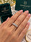 Bague 54 Bague vintage géométrique en or blanc 750 (18k) et diamants 58 Facettes 50550