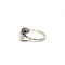 Bague 54 Bague vintage géométrique en or blanc 750 (18k) et diamants 58 Facettes 50550