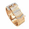 Bracelet Bracelet « Ceinture » en or rose 750 et platine 950, diamants taille rose 58 Facettes 36052