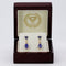 Boucles d'oreilles Boucles d’oreilles pendantes articulées en or jaune 14 carats, tanzanites, saphirs et diamants 58 Facettes E0067
