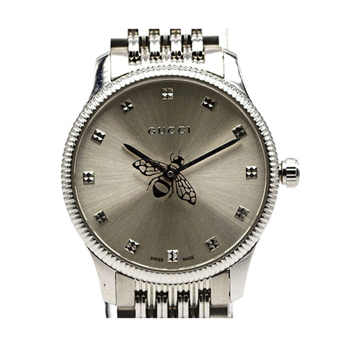 Montre Gucci Timeless - Montre femme en acier 29 mm 58 Facettes UKD363141SO