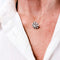 Collier Diamond Star - Collier en or blanc 18k et diamants 58 Facettes UKA000158GM