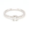 Bague ONE - Bague solitaire en or blanc 18k avec diamants, 0,75 ct 58 Facettes UKA000157GM