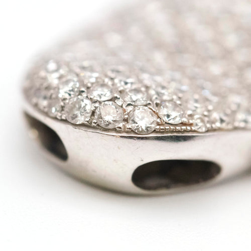 Pendentif Pendentif cœur en diamants 2 ct en or blanc 18k 58 Facettes UKA000154GM