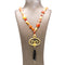 Collier TOUS - Collier de cornalines avec pièce centrale en or jaune 18k 58 Facettes UKA000168SO